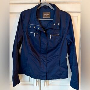 Geox Women's Navy Utility Jacket. Fits Med/Large.